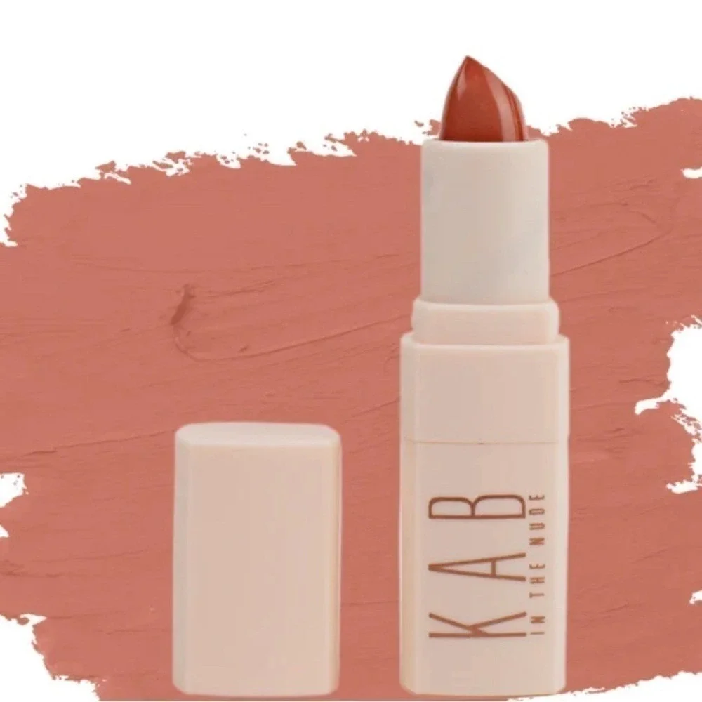 KAB Cosmetics Cream Lipstick In The Nude Thigh High Peachy Nude New in‎ Box
